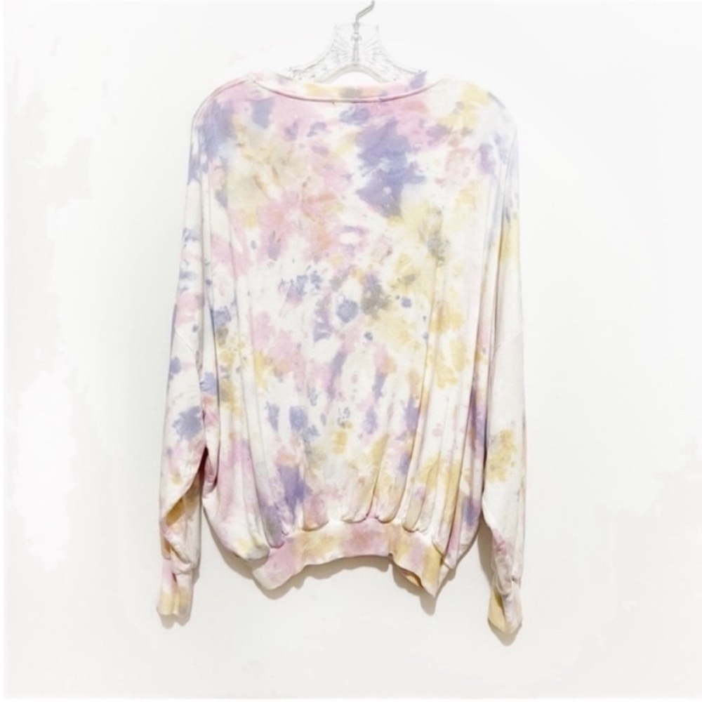 Young Fabulous & Broke Juliette sweatshirt white purple tie dye oversized - Picture 9 of 9
